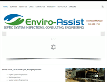 Tablet Screenshot of enviro-assist.com
